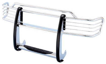 Go Rhino 3000 Chrome Grille Guard 97-04 Dakota, 98-03 Durango - Click Image to Close